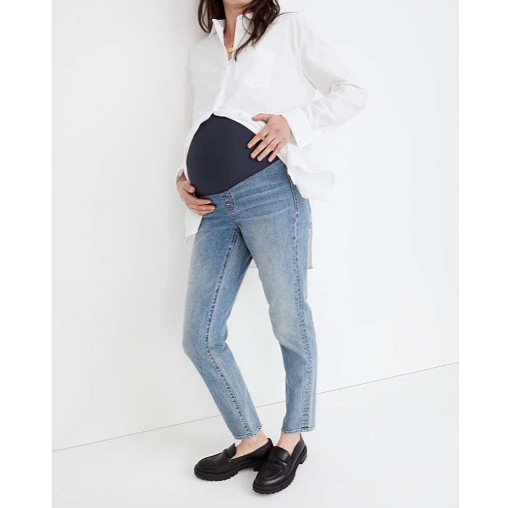 Madewell Maternity Perfect Vintage Jean in Heathcote Wash